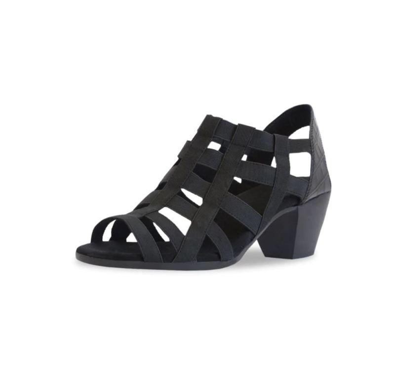 Munro Sandals | Women'S Channing-Black Gore | Quick Ship!