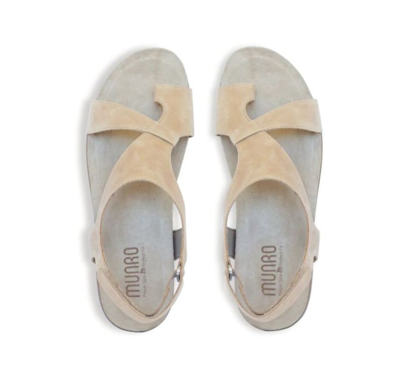 Munro Sandals | Women'S Meghan-Natural Leather | Quick Ship!