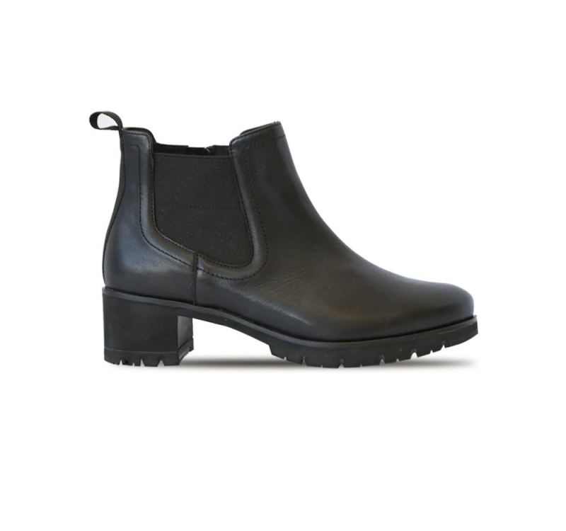 Munro Boots | Women'S Darcy-Black Leather | Quick Ship!