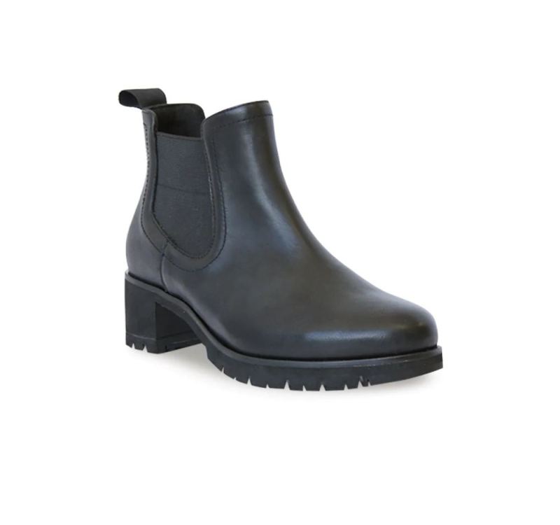 Munro Boots | Women'S Darcy-Black Leather | Quick Ship!