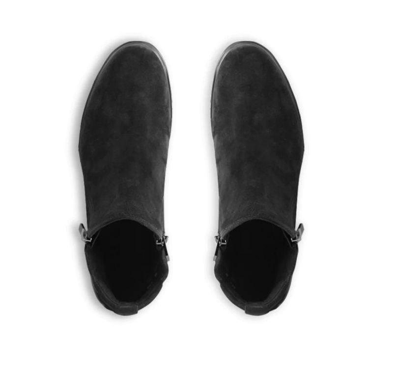 Munro Boots | Women'S Rourke-Black Suede | Quick Ship!