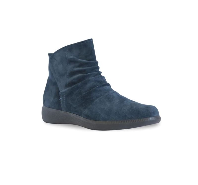 Munro Boots | Women'S Scout-Deep Indigo Suede | Quick Ship!