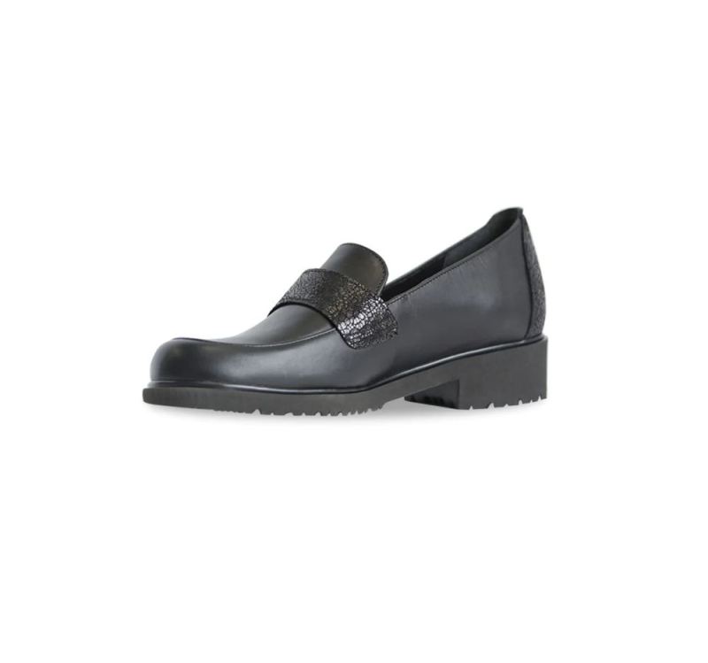 Munro Shoes | Women'S Geena-Black Leather | Quick Ship!