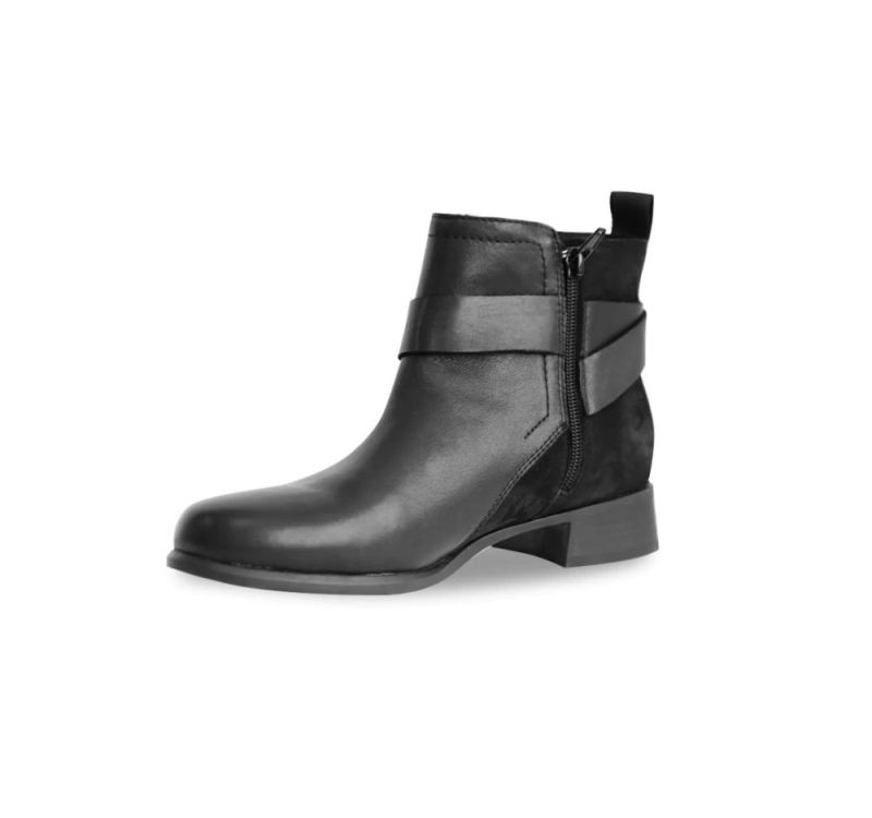 Munro Boots | Women'S Chestnut-Black Combo | Quick Ship!