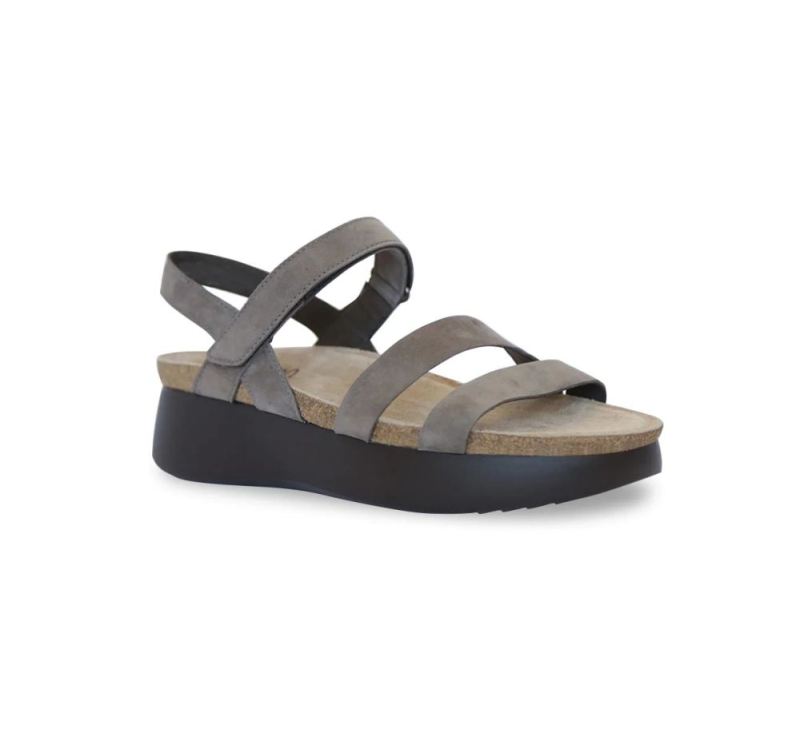 Munro Sandals | Women'S Juniper-Slate Nubuck | Quick Ship!