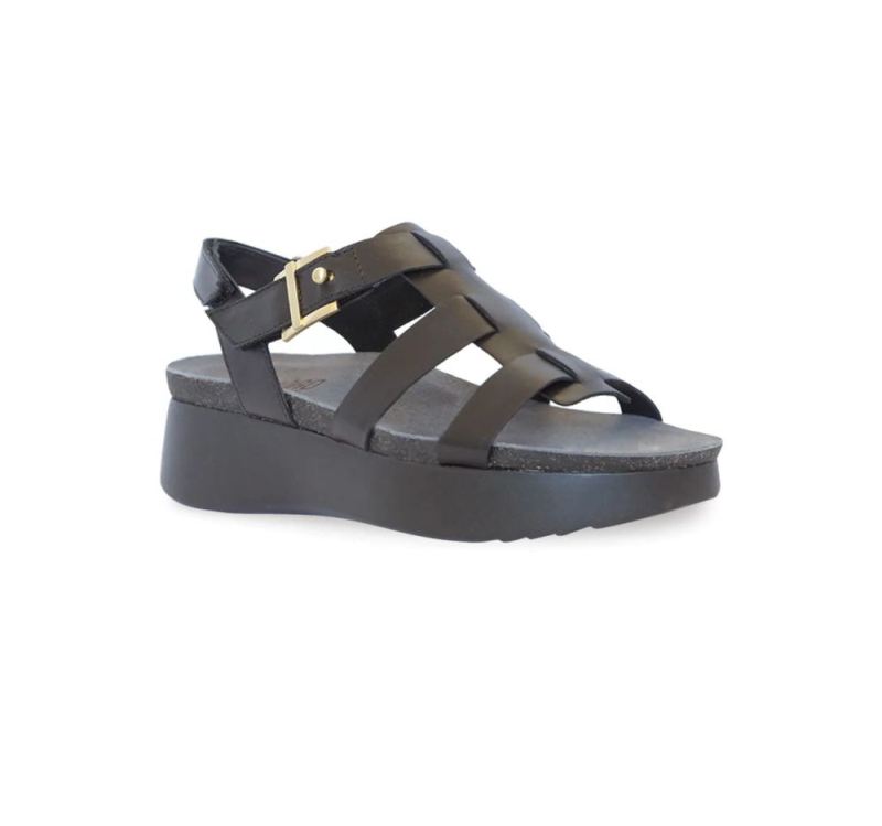 Munro Sandals | Women'S Flynn-Black Calf | Quick Ship!