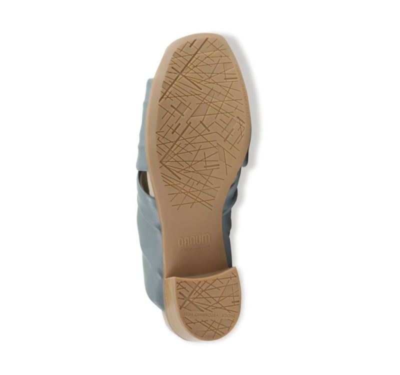 Munro Sandals | Women'S Lee-Blue Stone Lamb | Quick Ship!