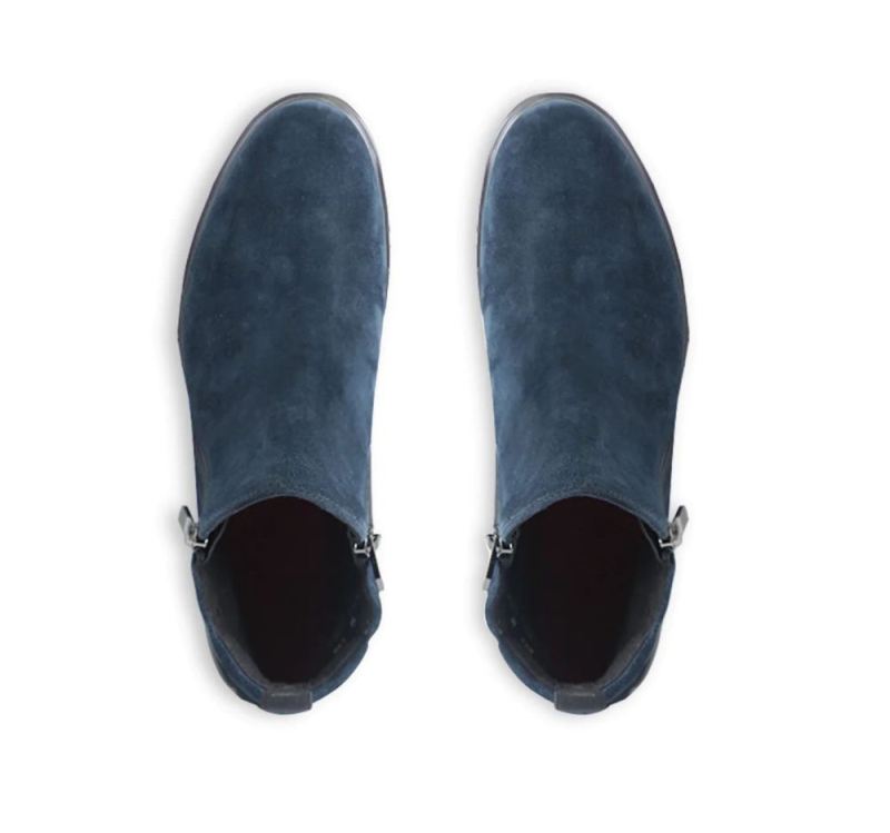 Munro Boots | Women'S Rourke-Deep Indigo Suede | Quick Ship!