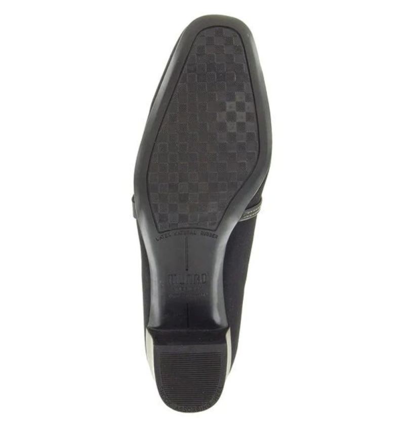 Munro Shoes | Women'S Cindi-Black Stretch Fabric | Quick Ship!