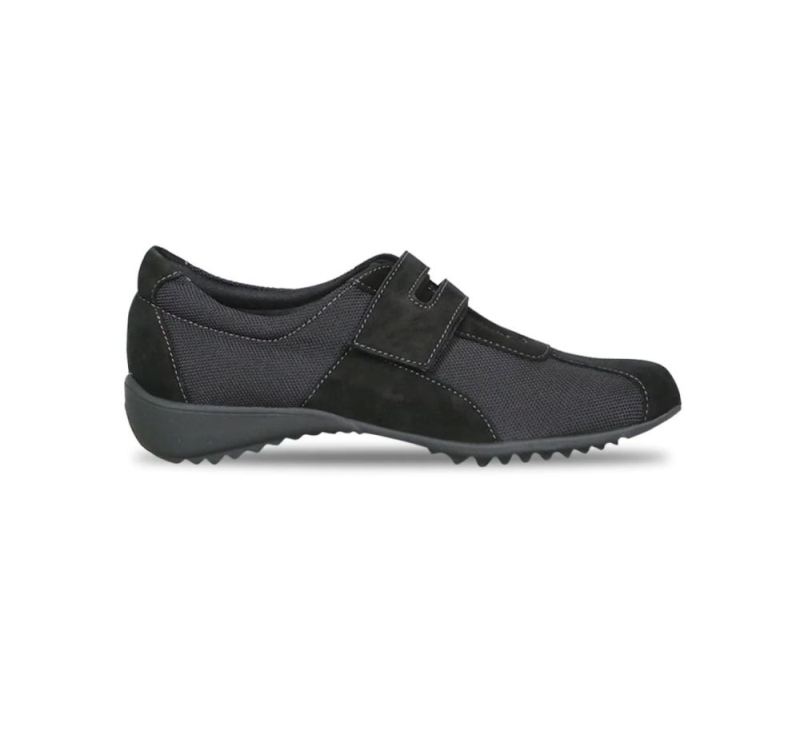 Munro Shoes | Women'S Joliet Ii-Black Fabric/Suede | Quick Ship!