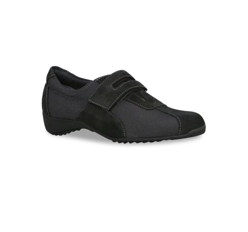 Munro Shoes | Women'S Joliet Ii-Black Fabric/Suede | Quick Ship!