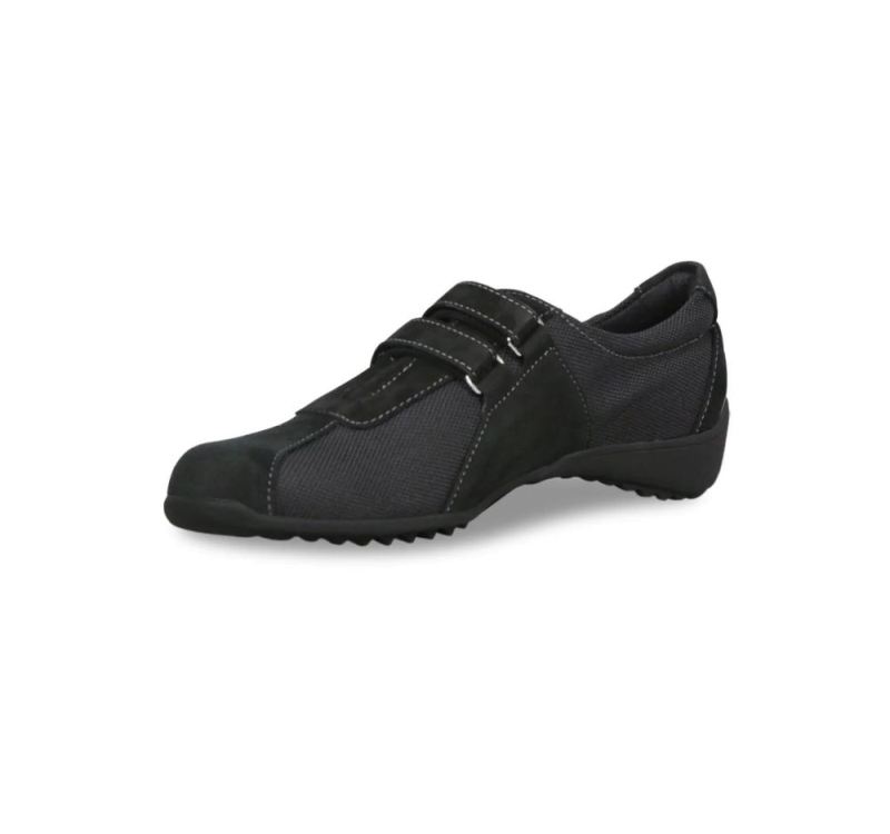 Munro Shoes | Women'S Joliet Ii-Black Fabric/Suede | Quick Ship!