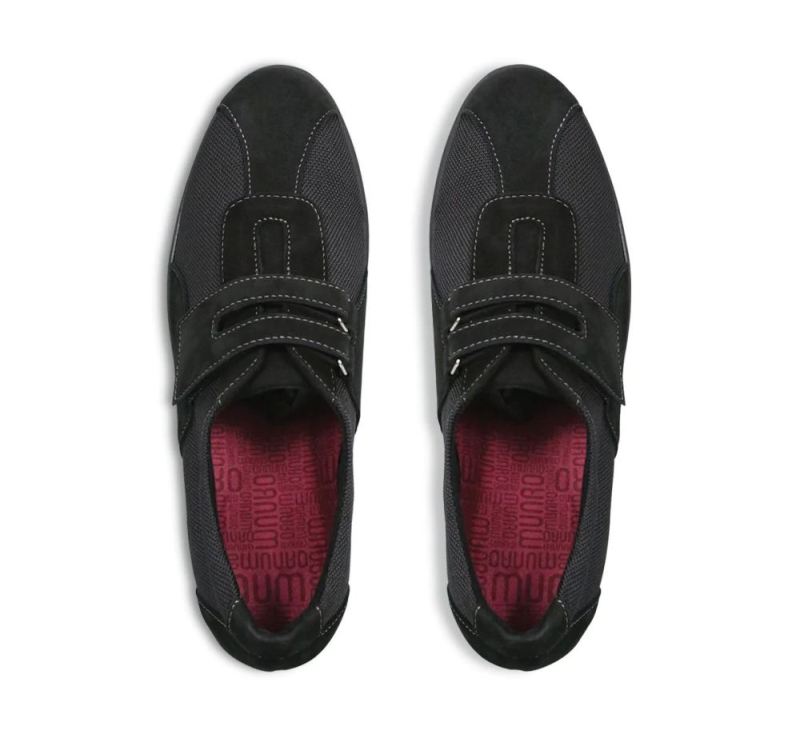 Munro Shoes | Women'S Joliet Ii-Black Fabric/Suede | Quick Ship!