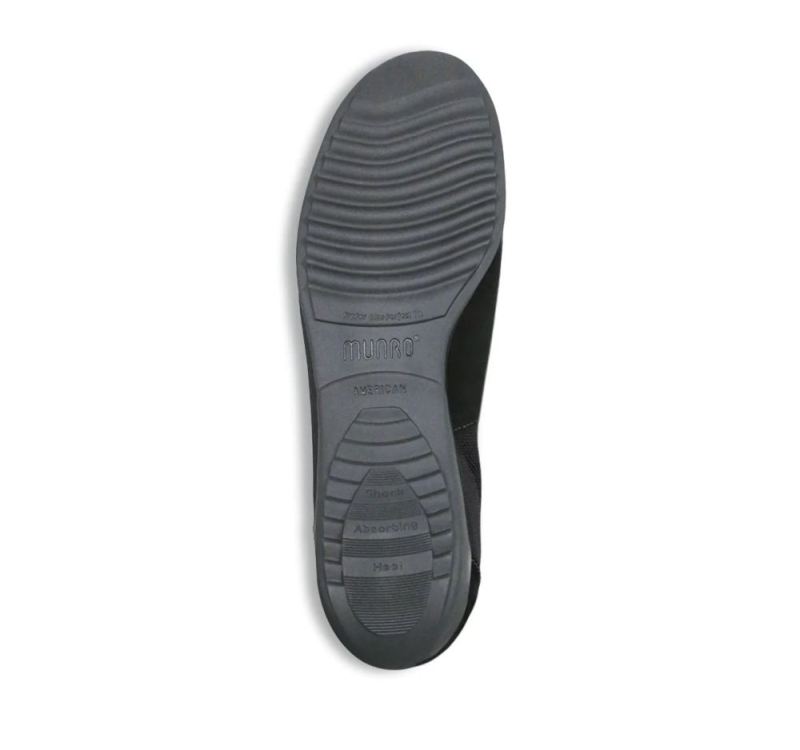 Munro Shoes | Women'S Joliet Ii-Black Fabric/Suede | Quick Ship!