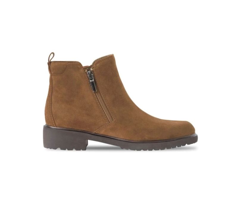 Munro Boots | Women'S Rourke-New Tobacco Suede | Quick Ship!