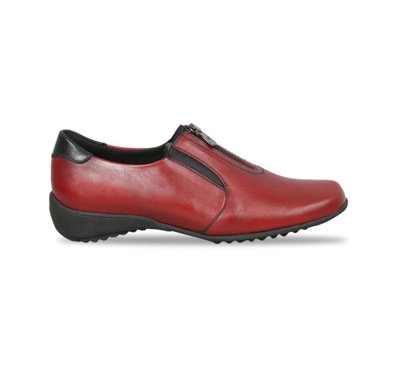 Munro Shoes | Women'S Berkley-Red Leather | Quick Ship!