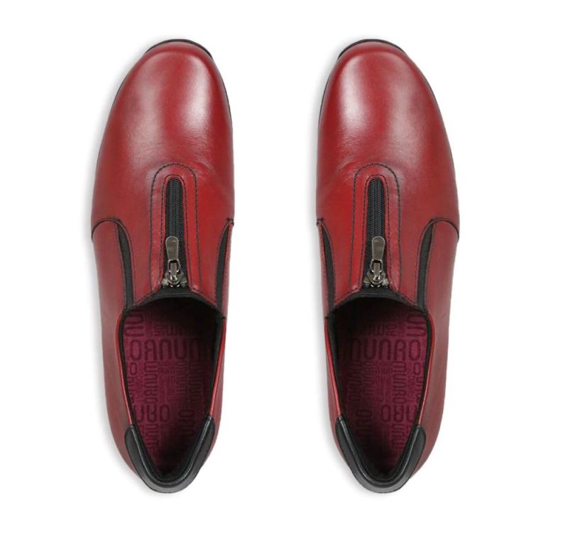 Munro Shoes | Women'S Berkley-Red Leather | Quick Ship!