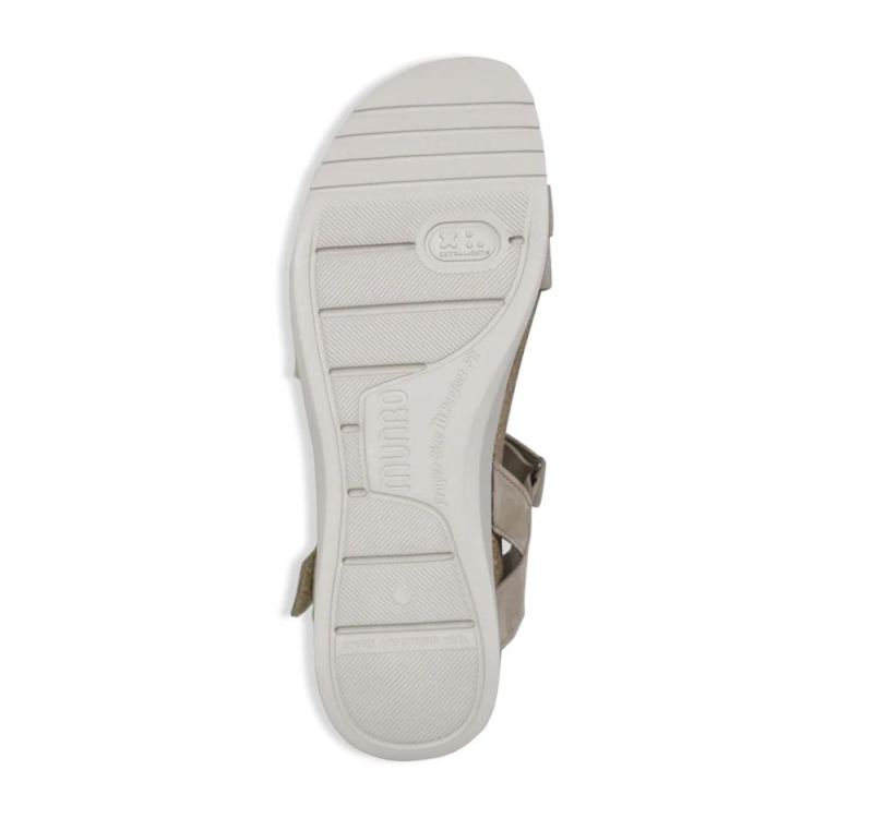 Munro Sandals | Women'S Juniper-Dark Taupe Nubuck | Quick Ship!