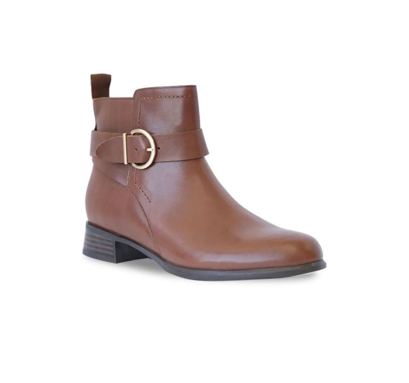 Munro Boots | Women'S Chestnut-Cuero Leather | Quick Ship!