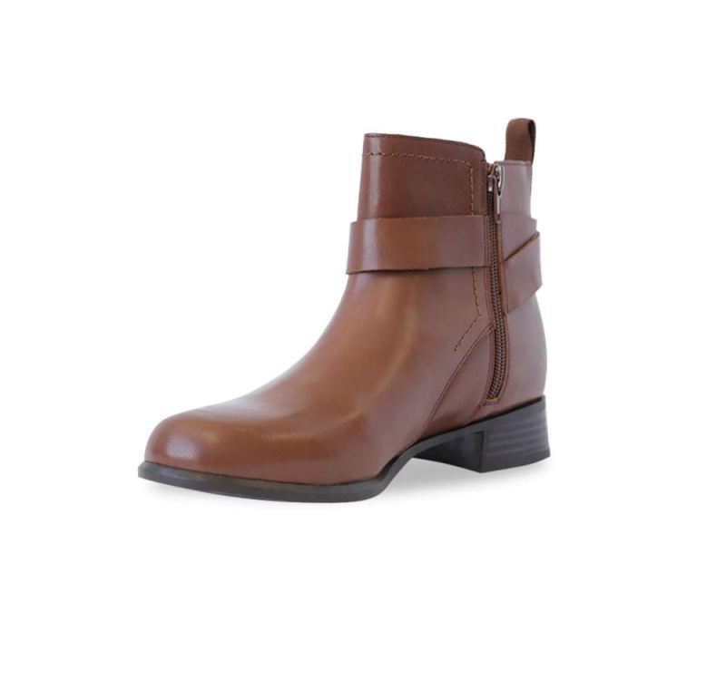 Munro Boots | Women'S Chestnut-Cuero Leather | Quick Ship!