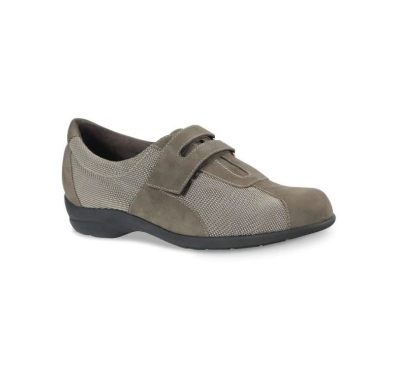 Munro Shoes | Women'S Joliet-Khaki Fabric/Suede | Quick Ship!