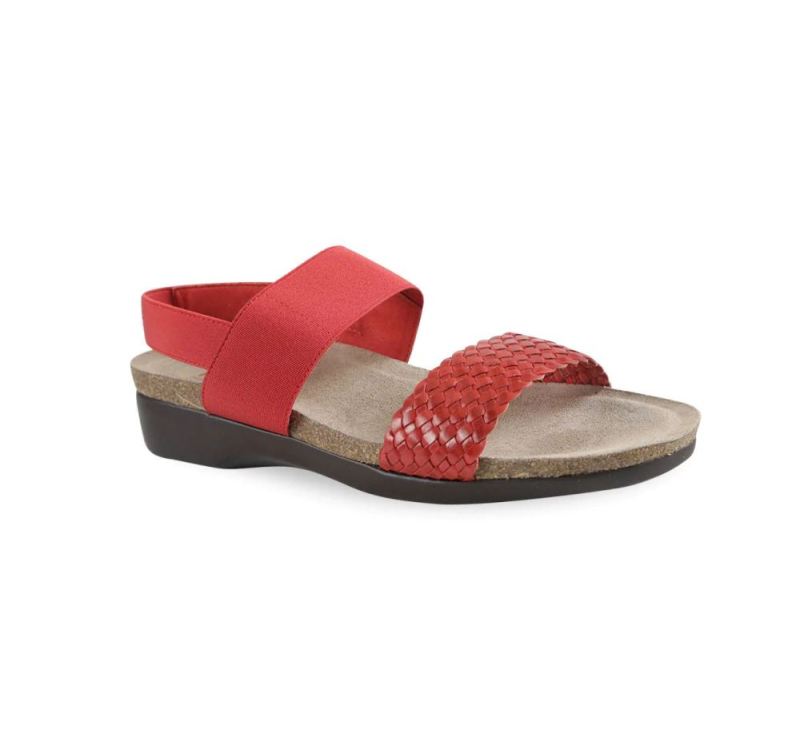 Munro Sandals | Women'S Pisces-Red Woven | Quick Ship!