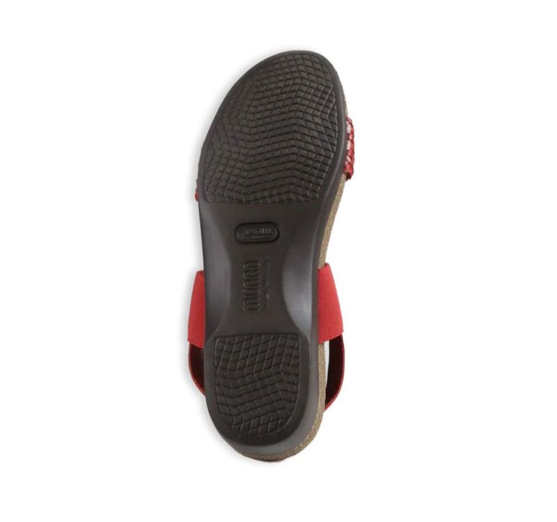 Munro Sandals | Women'S Pisces-Red Woven | Quick Ship!