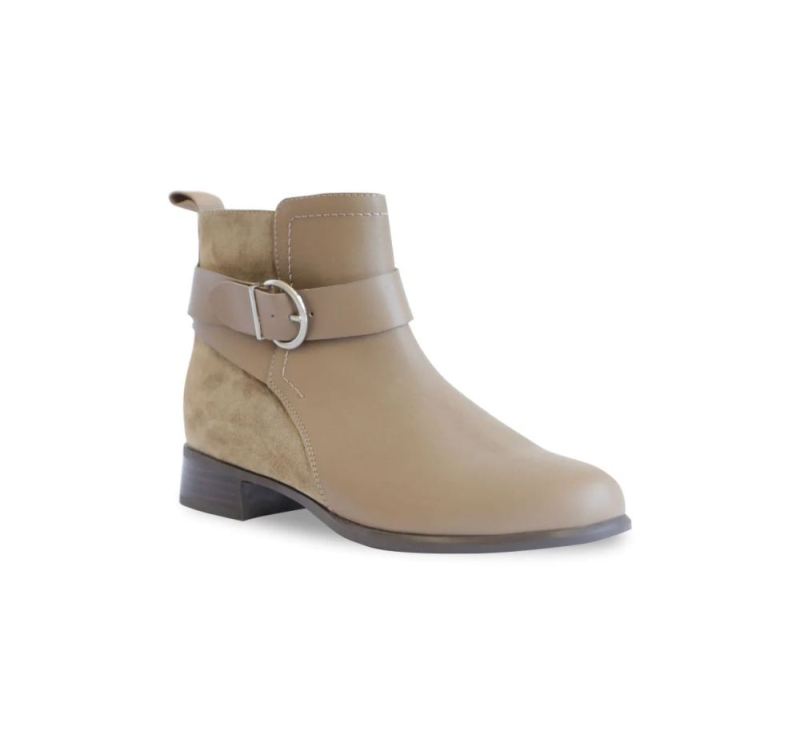 Munro Boots | Women'S Chestnut-Taupe/ Sesame Combo | Quick Ship!