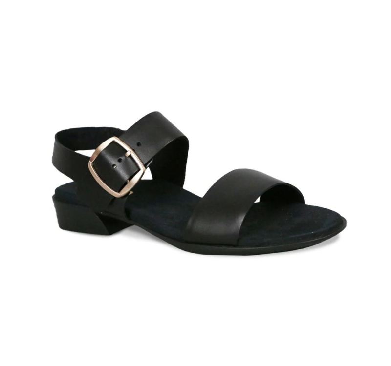 Munro Sandals | Women'S Cleo-Black Leather | Quick Ship!