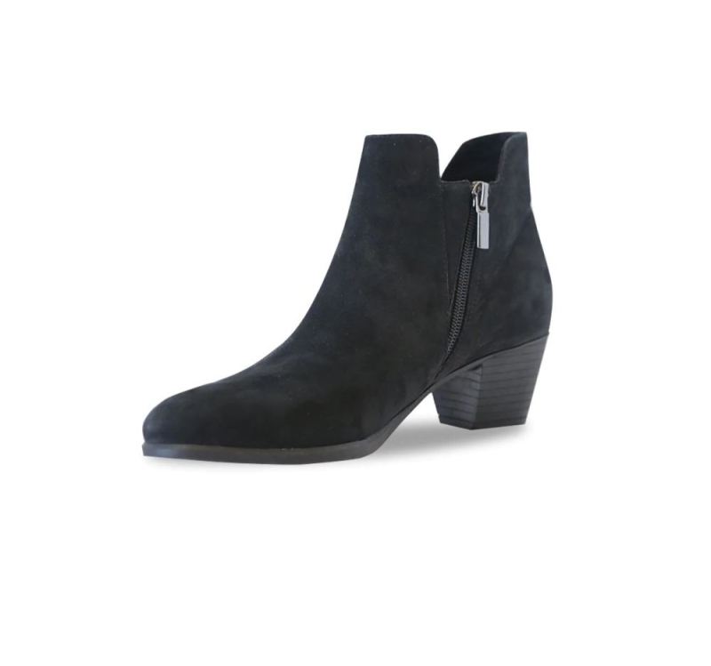 Munro Boots | Women'S Jackson-Black Nubuck | Quick Ship!