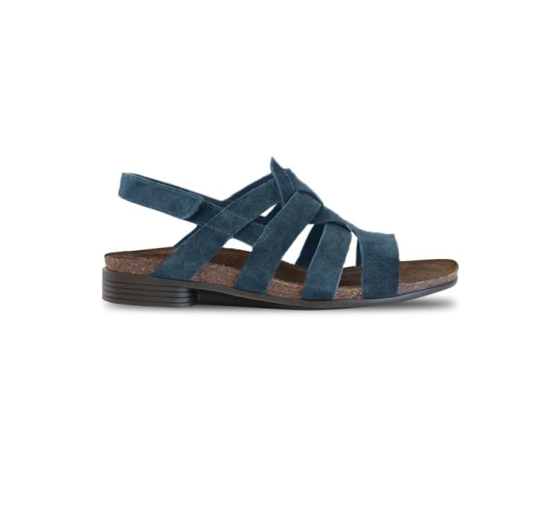 Munro Sandals | Women'S Corine-Blue Suede | Quick Ship!