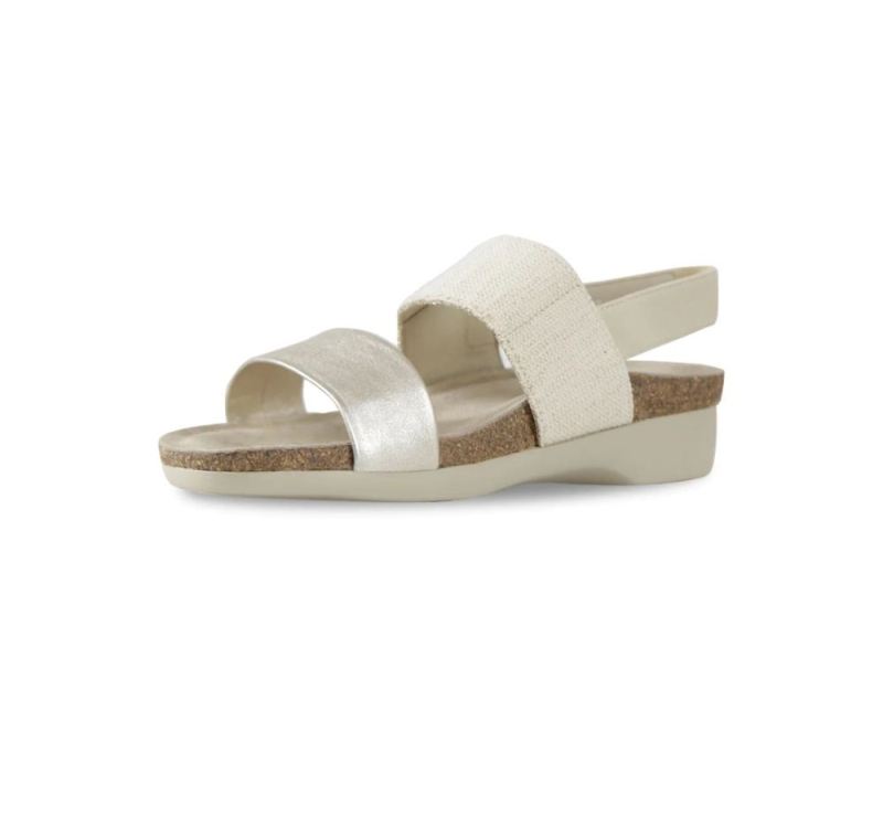 Munro Sandals | Women'S Pisces-Gold Leather | Quick Ship!