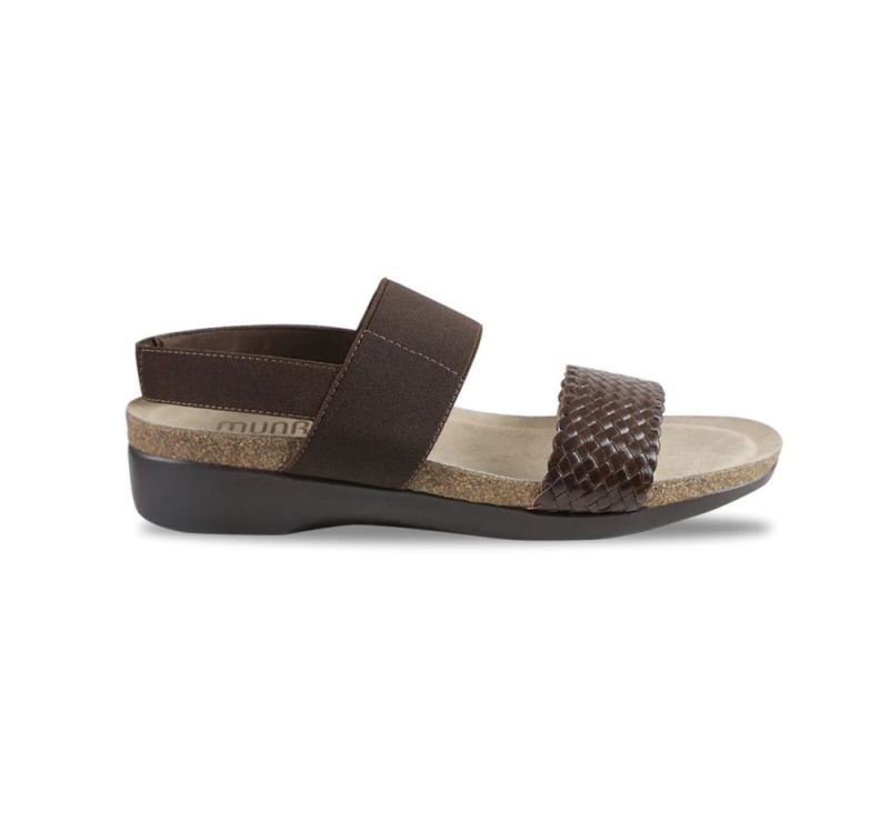 Munro Sandals | Women'S Pisces-Brown Woven | Quick Ship!