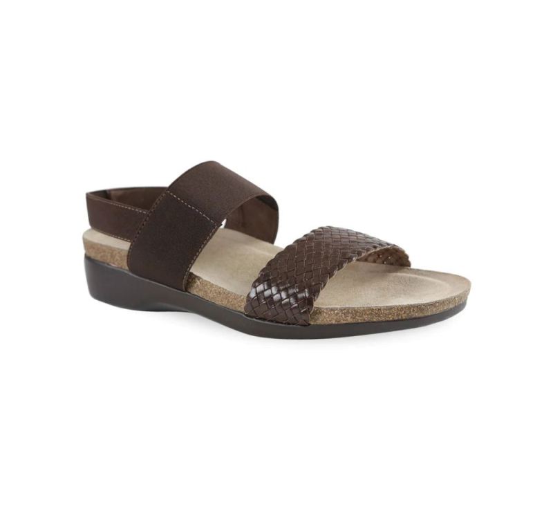 Munro Sandals | Women'S Pisces-Brown Woven | Quick Ship!