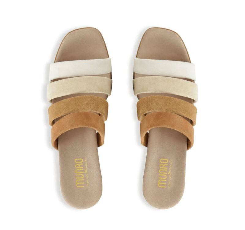 Munro Sandals | Women'S Adrianne-Sand Kid Suede | Quick Ship!