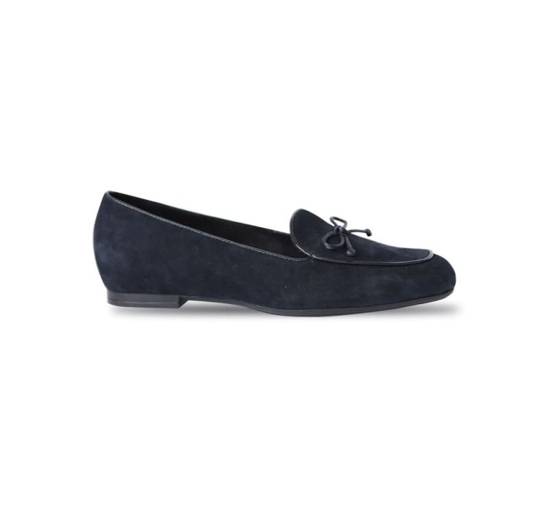 Munro Shoes | Women'S Rossa-Navy Suede W/Suede Plug | Quick Ship!