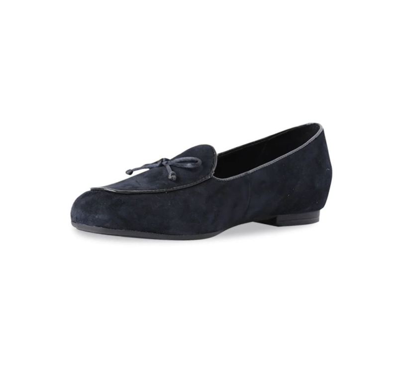 Munro Shoes | Women'S Rossa-Navy Suede W/Suede Plug | Quick Ship!