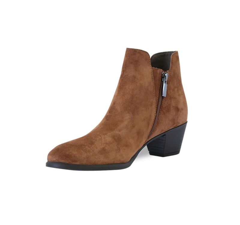 Munro Boots | Women'S Jackson-New Tobacco Suede | Quick Ship!