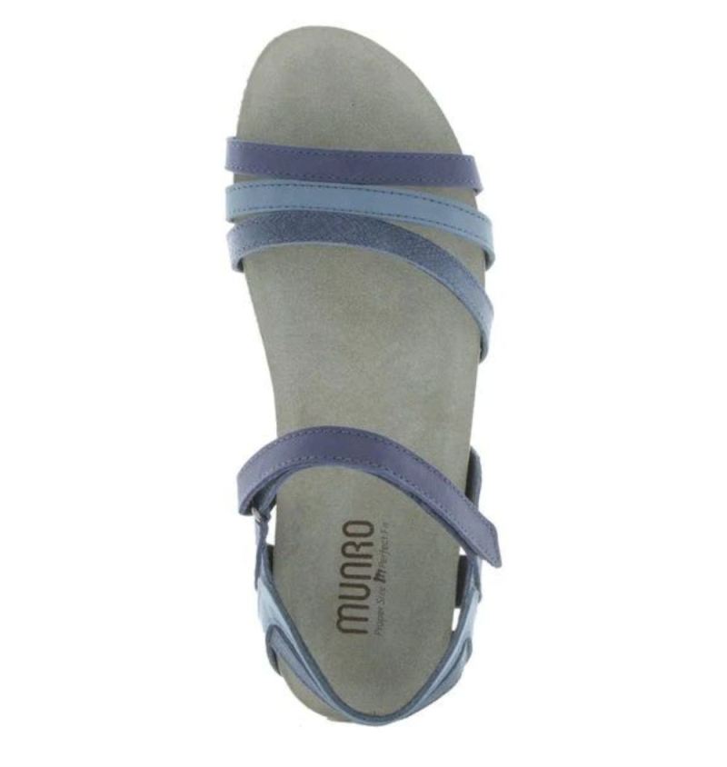 Munro Sandals | Women'S Summer-Blue Combo | Quick Ship!