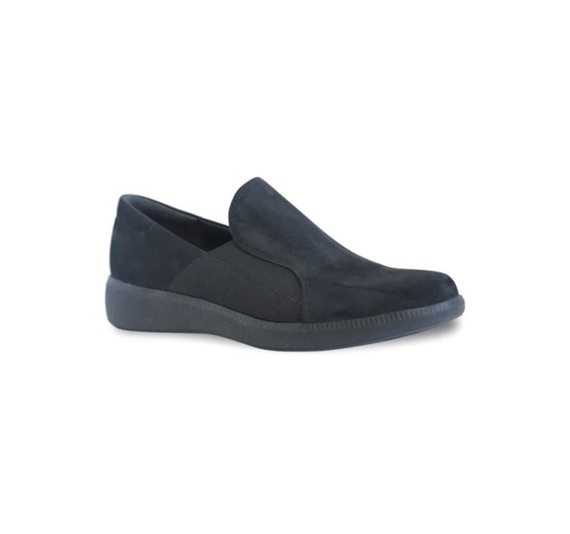 Munro Shoes | Women'S Clay-Black Nubuck | Quick Ship!