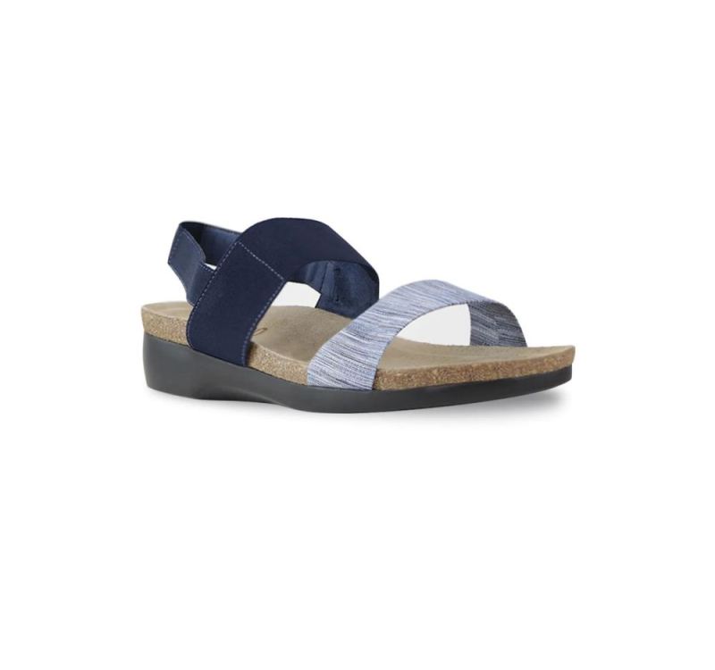 Munro Sandals | Women'S Pisces-Blue/Black Combo | Quick Ship!