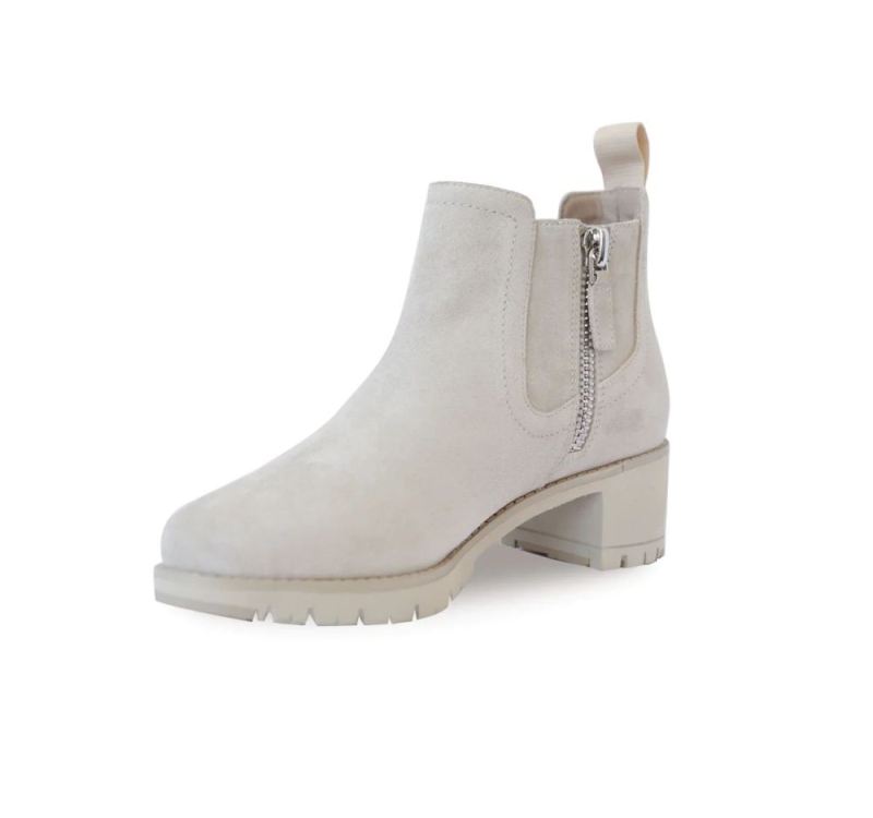 Munro Boots | Women'S Darcy-French Vanilla Suede | Quick Ship!