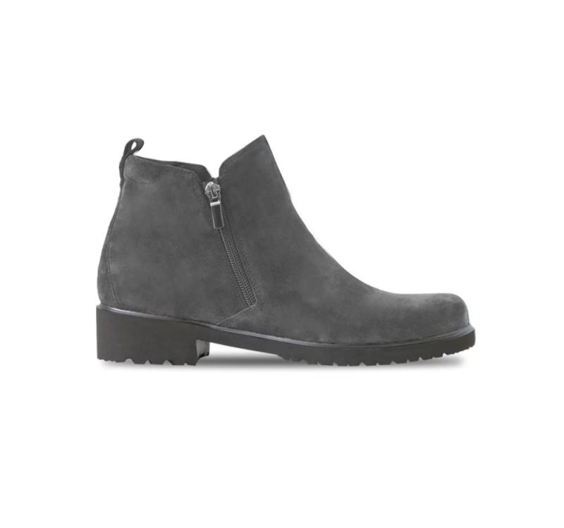 Munro Boots | Women'S Rourke-Charcoal Suede | Quick Ship!