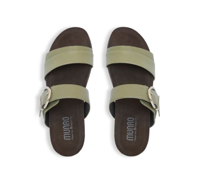 Munro Sandals | Women'S Marissa-Olive Lamb | Quick Ship!