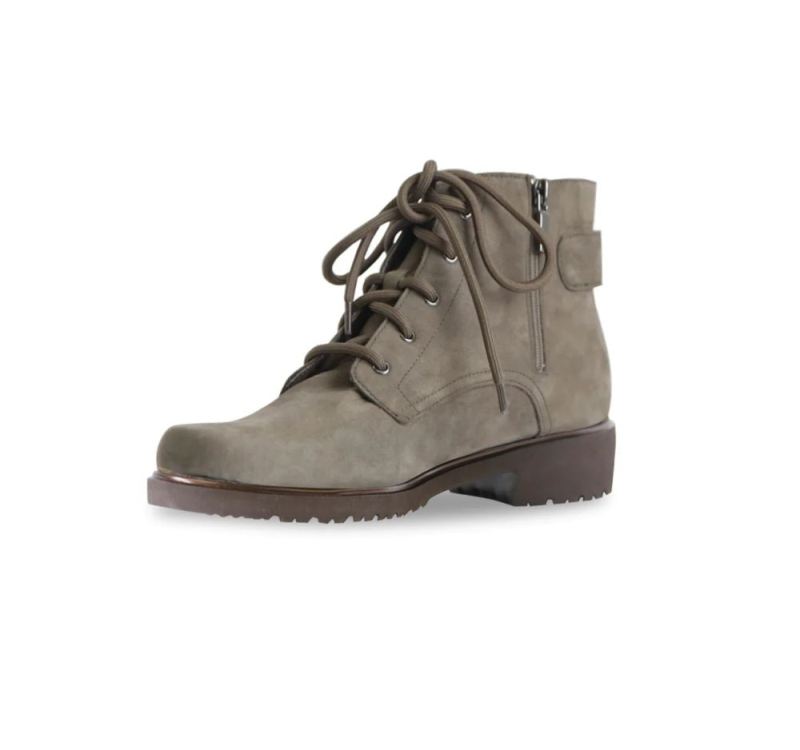 Munro Boots | Women'S Bradley Ii-Moss Green Nubuck | Quick Ship!