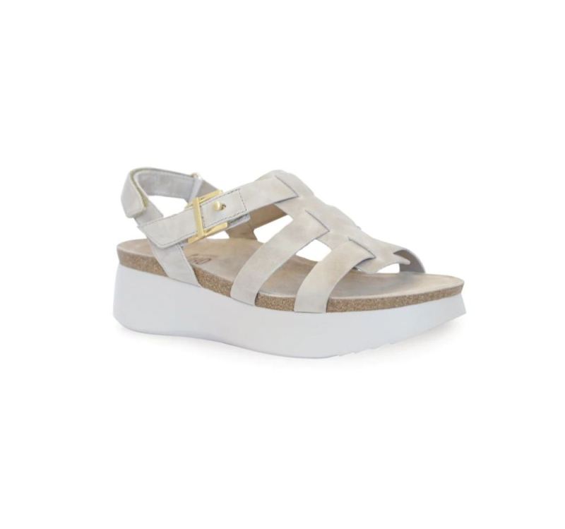 Munro Sandals | Women'S Flynn-Distressed Taupe | Quick Ship!