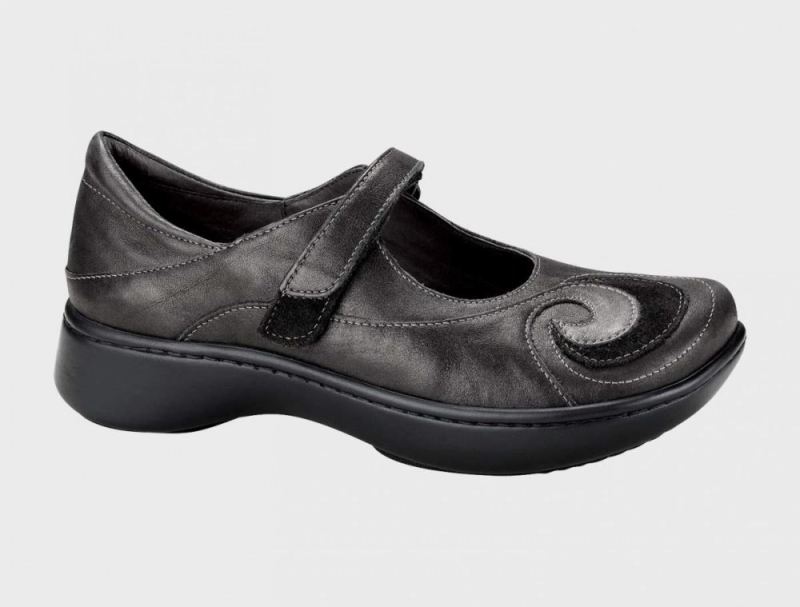 Naot | Sea-Shiny Black Lthr / Black Suede