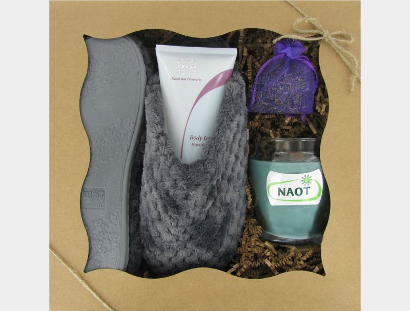 Naot | Unwind Slipper Gift Set-Gray