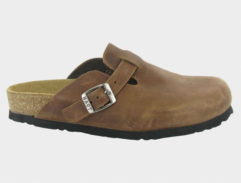 Naot | Spring-Saddle Brown Leather