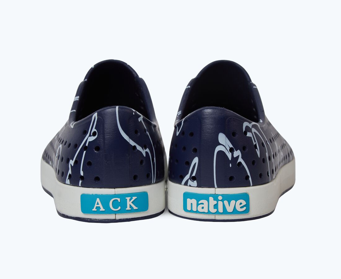 Native Shoes Women's Jefferson Print - Regatta Blue/ Shell White/ Nantucket ACK